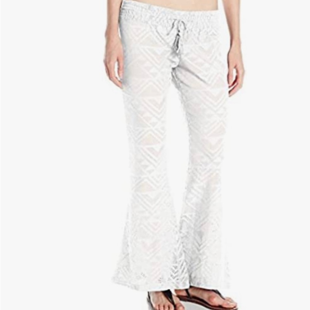 RIP CURL Lovebird Pant Swim Coverup Boho Pant Women’s Large New With Tags